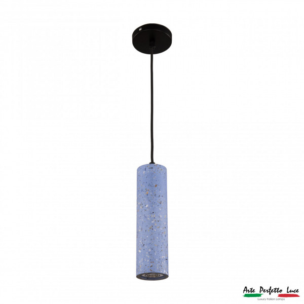 Подвесной светильник из цемента 3301.7162/70-250 Blue/Marble