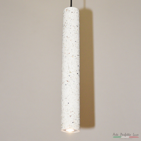 Подвесной светильник из цемента 3301.7162/70-500 White/Marble