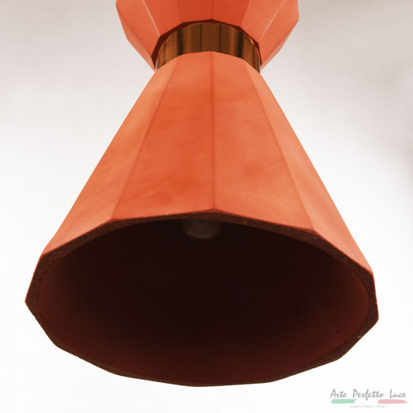 Подвесной светильник из цемента 3301.KT030 Red