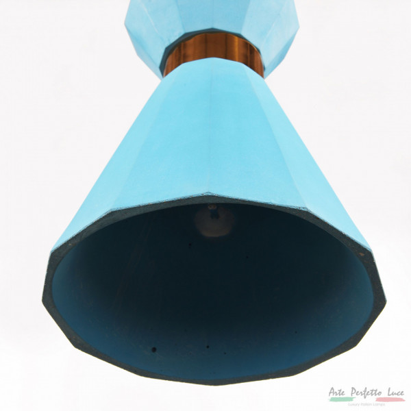 Подвесной светильник из цемента 3301.KT030 Blue