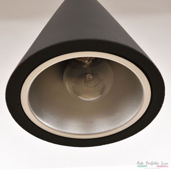 Подвесной светильник из цемента 3301.KT027 Black