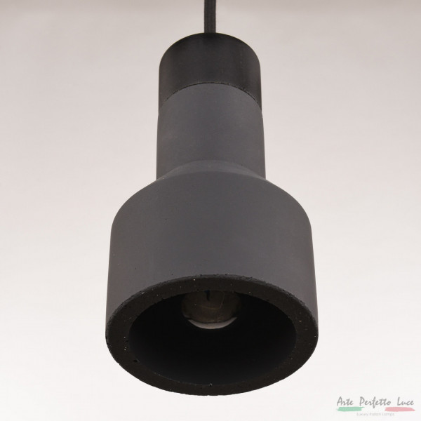 Подвесной светильник из цемента 3301.KT002 Black